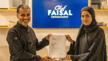 Culinary Dreams Take Flight: Chef Faisal's Charity Workshop with Netaj Khair Bahrain Graduates